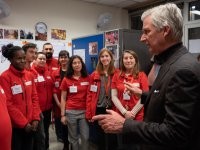 Le Roi Philippe a rendu visite à l'accueil des sans-abris à Etterbeek